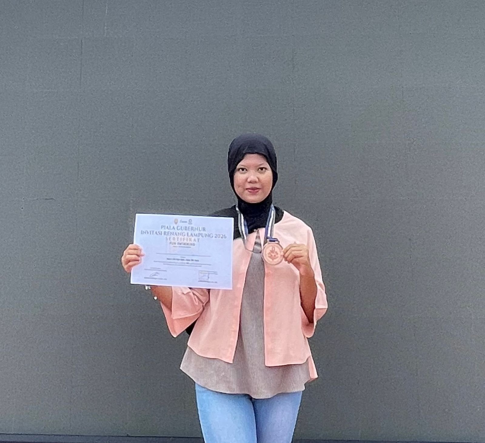 Salsabilla Ramadhani (Kelas XII D)  🥉 Juara 3 nomor 50 meter Gaya Bebas Putri KU I  pada Kejuaraan Renang Piala Gubernur Lampung tingkat Provinsi